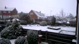 morning snow Milnrow