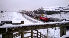 Motorway Jam M62 J21