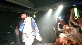 Rapper breaks audience member's phone on stage in Germany