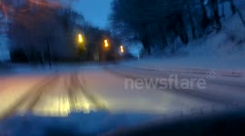 Driving in the snow