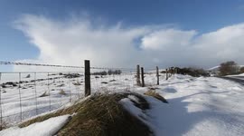 Northern Ireland snowscape