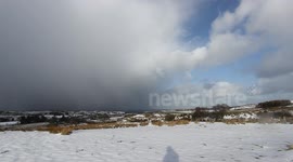 Approaching Snow Storm/Squall - Co. Tyrone, N. Ireland - Jan 31st 2015
