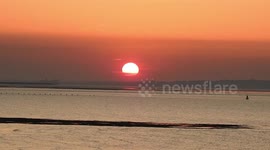 Sunset At Sheerness Beach June 2020