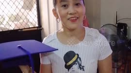 Mother holds surprise graduation for son after coronavirus cancellation