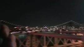 footage from Blacklives Matter March across the Brooklyn BRIDGE in NYC