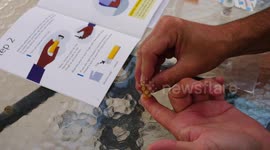 Completing the Imperial College London NHS UK Government research Coronavirus COVID-19 home antibody blood test at home 4K