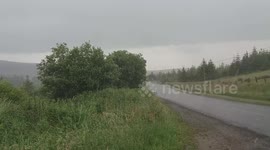 Intense Downpour From Thunderstorm