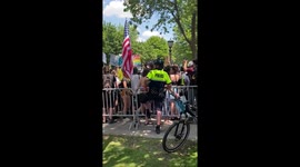 BLM Counter-protestors Take Control of Pro-Police Rally