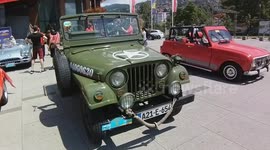 'Oldtimer' gathering of classic cars held in Sarajevo