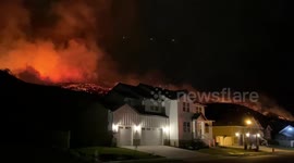 Evacuations ordered after fireworks spark wildfire in Utah