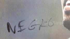 Racist graffitis on the INSEP facade. French Minister of Sport Roxana Maracineanu expressed her shock.28june2020