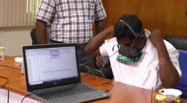 A modernized ventilator cum respirator device invented by Madurai Kamaraj University in Southern India