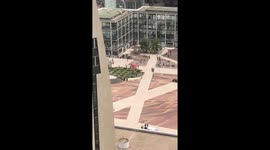 Armed police seen outside shopping centre in Paris' La Defense after armed man reportedly spotted