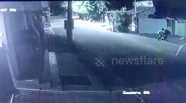 CCTV captures moment two youths assault and mug unsuspecting man in southern India