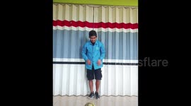 Freestyle element with everything you have at home. A trick from the Indonesian freestyle champion