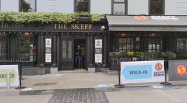 Galway City, Ireland reopens after lockdown.