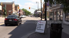 COVID 19 coronavis pandemic continues to take a devastating toll on retail stores and businesses in the Toronto area with many boarded up and going out of business