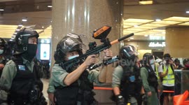 Protesters Trapped As Blockade Set Around Major Shopping Mall