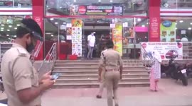 Shops sealed for disregarding social distancing guidelines after number of COVID-19 cases rises in southern India