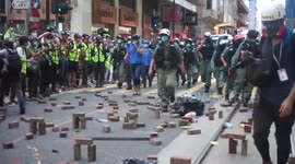 Hong Kong police arrest hundreds during protest against security law