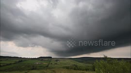 Time Lapse - Sperrins Thunderstorm From Birth To Death