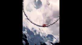 Jellyfish spins round and round in bubble ring off Menorca coast
