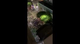 DTLA Black Lives Matter Protestors chased by armed LAPD