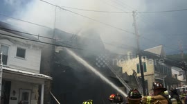 2nd alarm house fire Shamokin, Pa