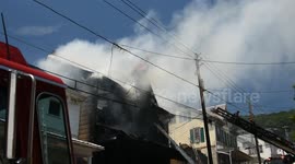 2nd alarm house fire Shamokin, Pa
