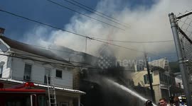 2nd alarm house fire Shamokin, Pa