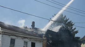 2nd alarm house fire Shamokin, Pa