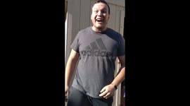 'Shut up!' US man can't believe his eyes after wife surprises him with scooter