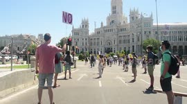 manifestación por los derechos médicos