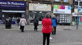 Super Saturday, barbers begin reopening after months of lock-down in Morley Leeds. 4th July 2020