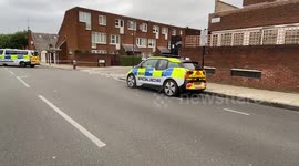 Further footage of scene of fatal shooting in Islington in north London