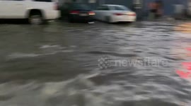 Massive Flood Newport Beach California