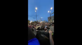 Minneapolis protesters conduct die-in outside Federal Reserve building
