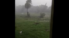 In raining time beautiful