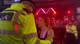 Carnage on streets of central London as pubs and bars reopen