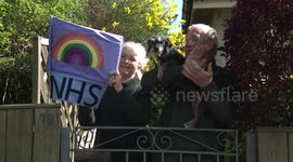 Residents in Dorset clap for NHS to mark 72nd anniversary