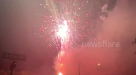 Spectacular Fourth of July fireworks display in South Dakota