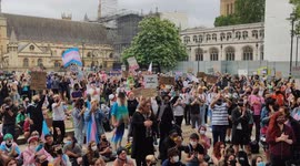 Trans Rights Protest organiser Thaniel Dorian says