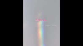 A golden treasure at the end of the rainbow