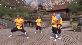 Shaolin monk throws needles through glass to pop balloons in China