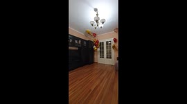 Young couple get married at home in Moscow during lockdown