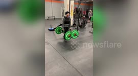 Meet the superfit 73-year-old woman who lifts weights, performs planks and flips into handstands