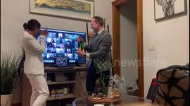 New York couple hold virtual wedding day celebration