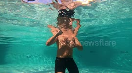 How to shoot underwater bubble rings