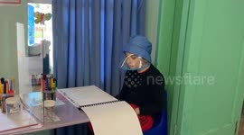 Pre schoolers return to school in South Africa