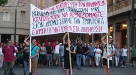 Hundreds protest against bill to regulate demonstrations in Greece